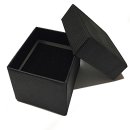 Yin Yang Partnerringe Eheringe schwarz aus Edelstahl mit echtem Diamant und Lasergravur MOR6