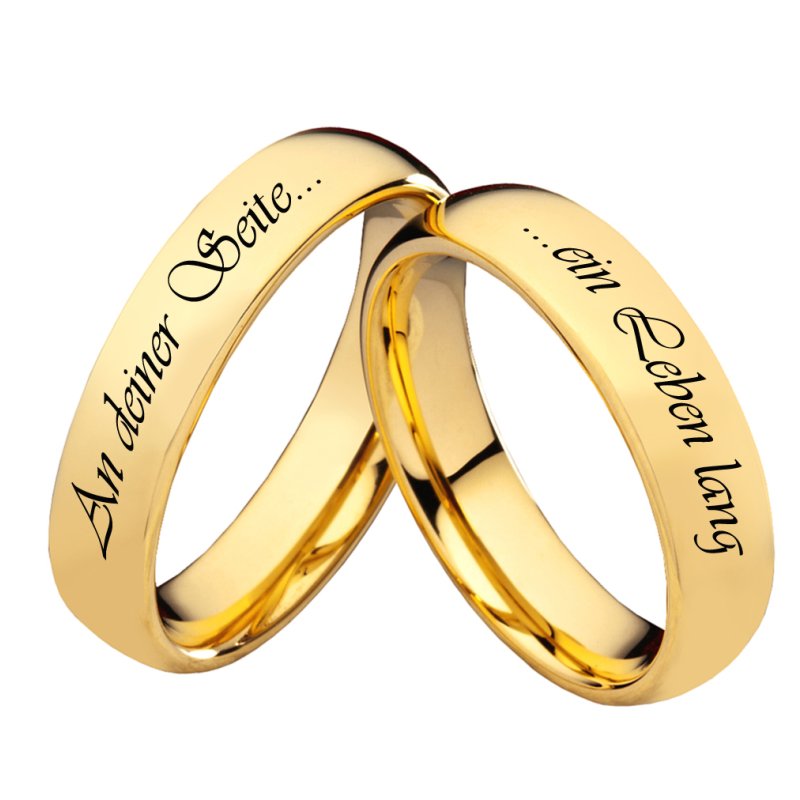 2 Wolfram Ringe Trauringe Eheringe Verlobungsringe Partnerringe mit Lasergravur 