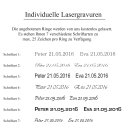 Partnerringe Freundschaftsringe aus Edelstahl und Keramik mit Wunsch Lasergravur AB3040