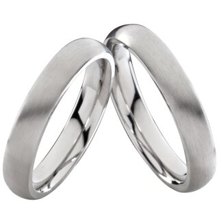 Schmale Partnerringe aus Edelstahl Unisex PE021
